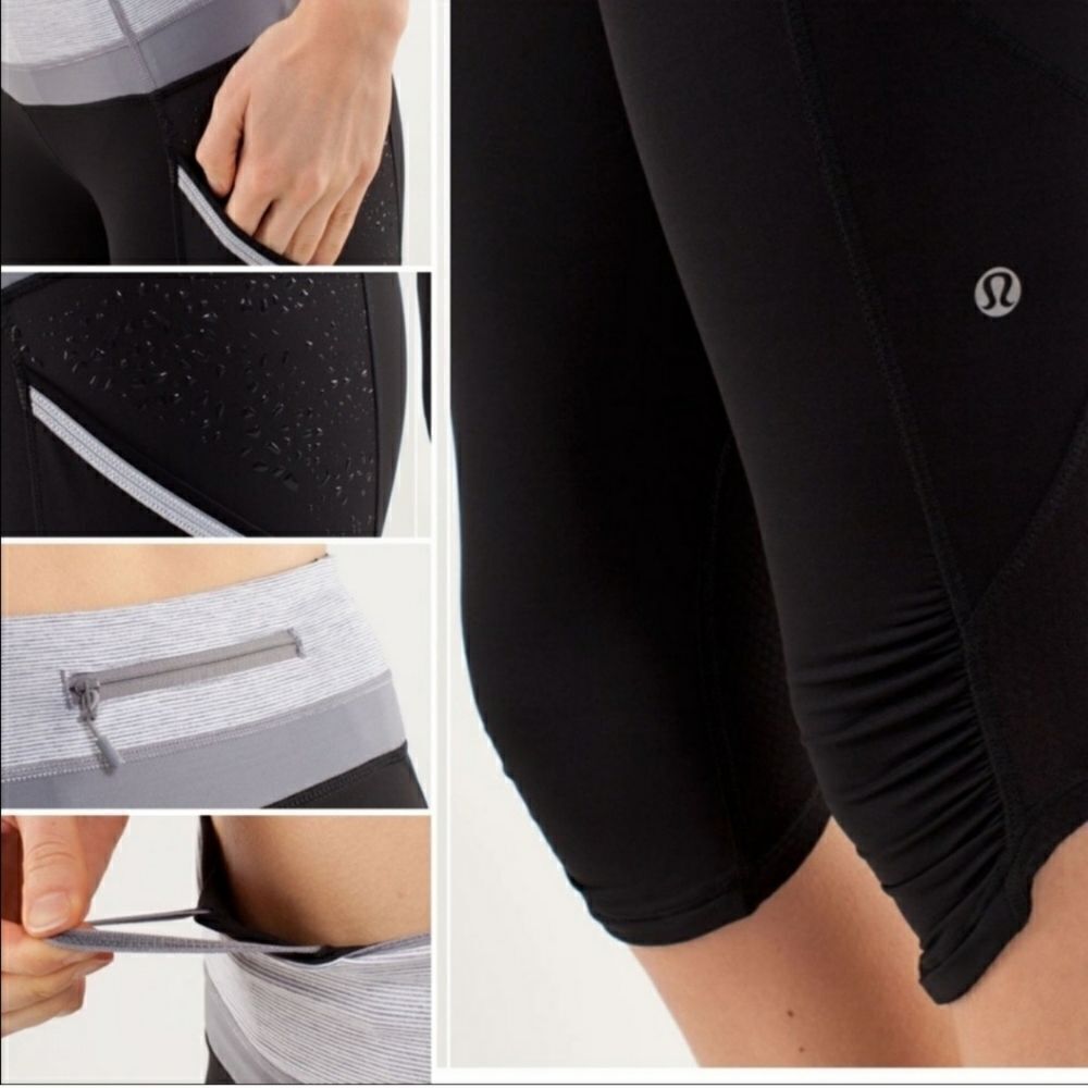 Lululemon Run A Marathon Cropped Leggings sz 8 - Picture 2 of 13